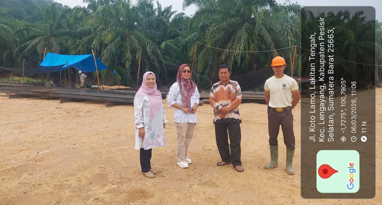 DPMPTSP TINJAU LOKASI PEMBANGUNAN KELAPA SAWIT DI KECAMATAN LENGAYANG