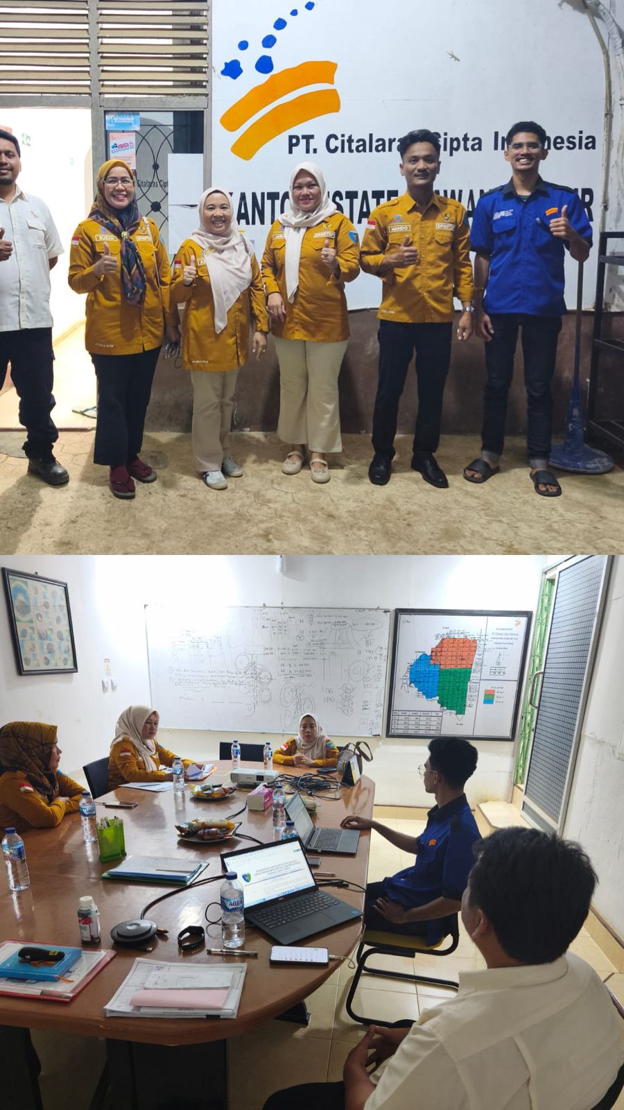 DPMPTSP Melakukan Pengawasan Ke PT.CITALARAS CIPTA INDONESIA di Kec.BAB Tapan