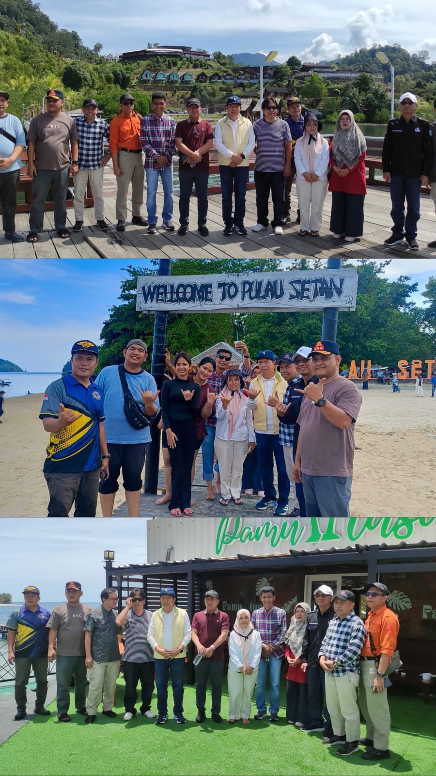 DPMPTSP MELAKUKAN PENINJAUAN WISATA DI KAWASAN MANDEH