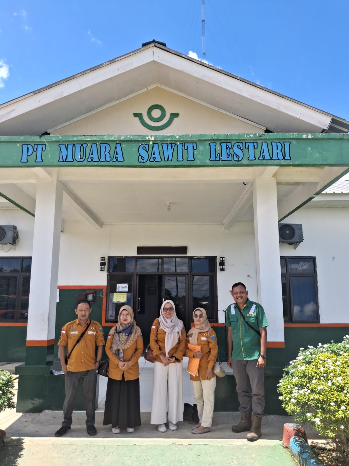 DPMPTSP MELAKUKAN PENGAWASAN KE PT.MUARA SAWIT LESTARI