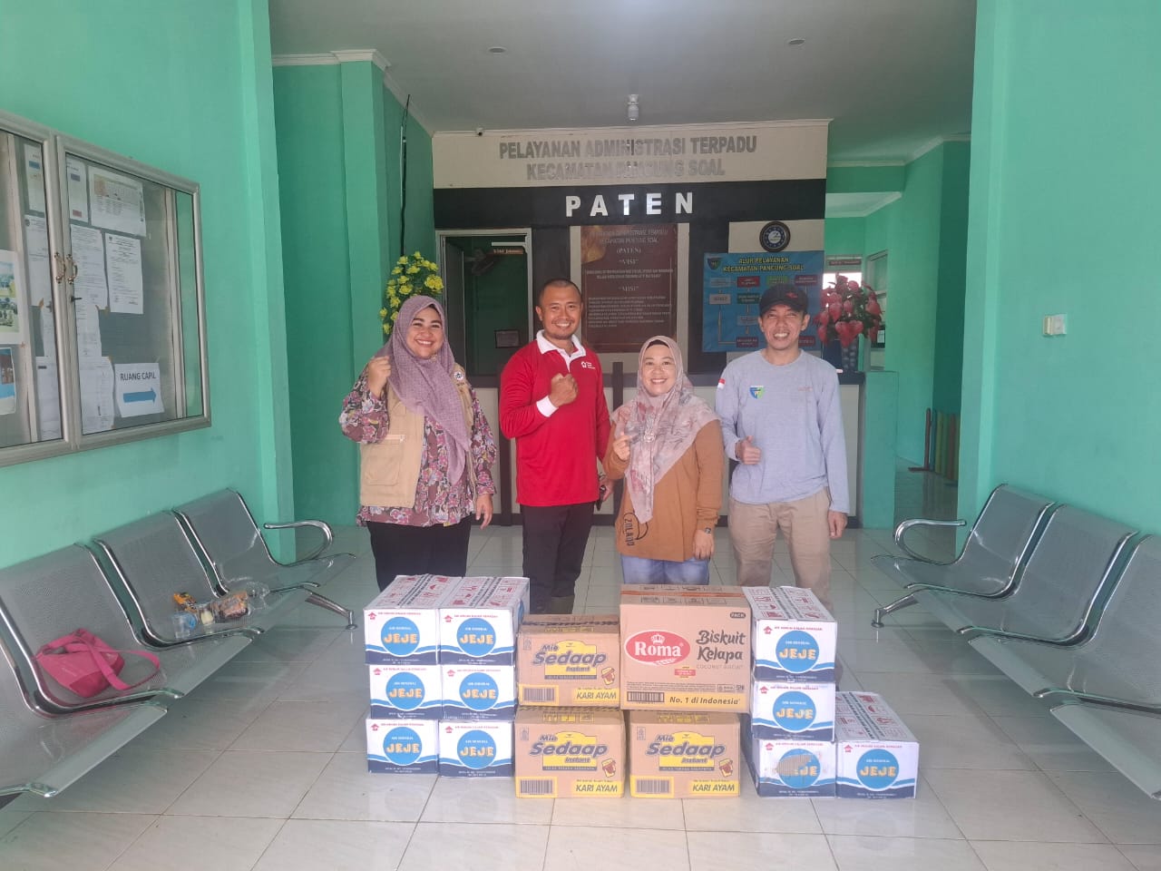 DPMPTSP Melakukan Pemantauan dan Memberikan Bantuan ke Kec.Pancung Soal