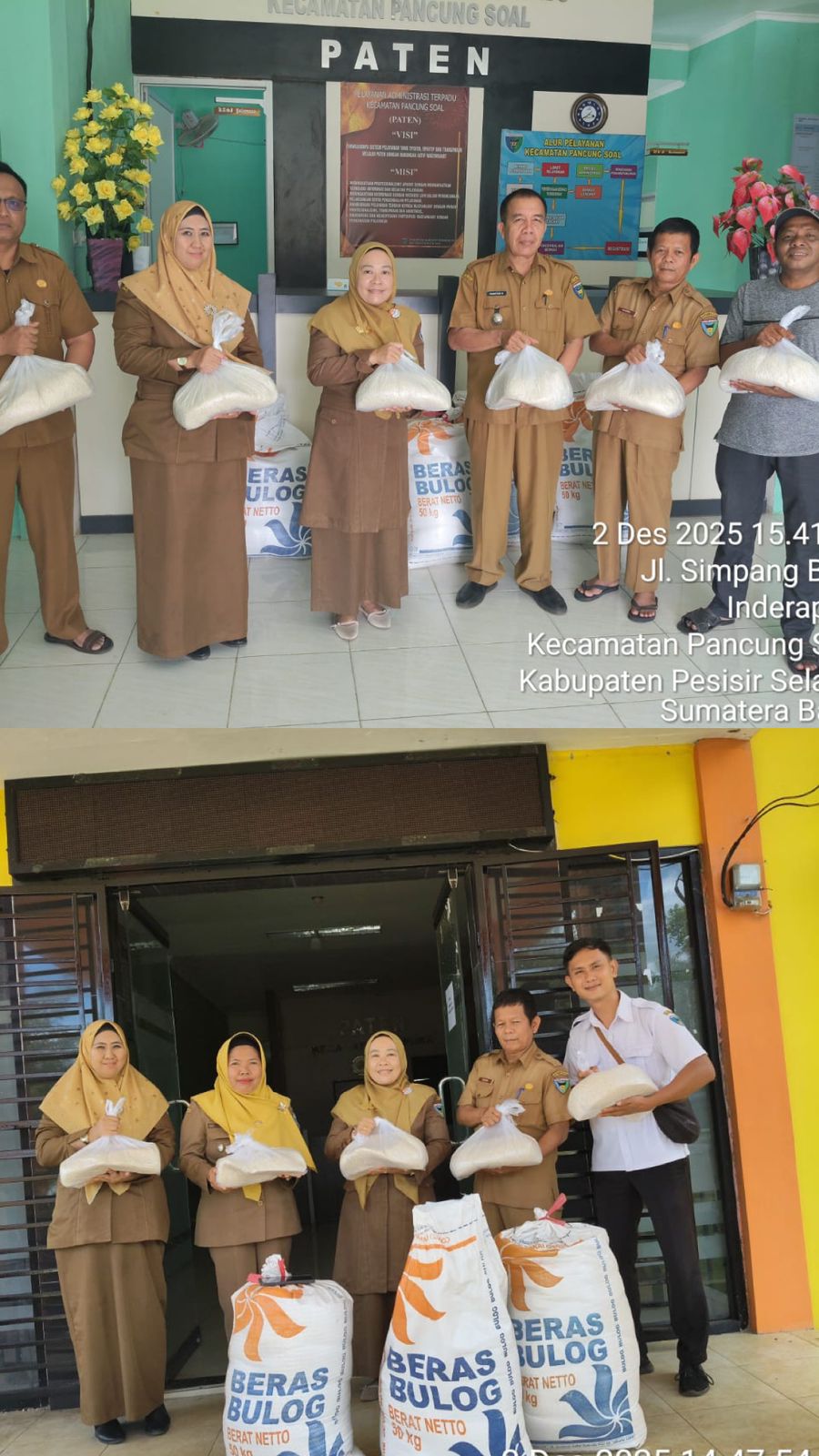 DPMPTSP Menyalurkan Bantuan Pangan Pemerintah 
