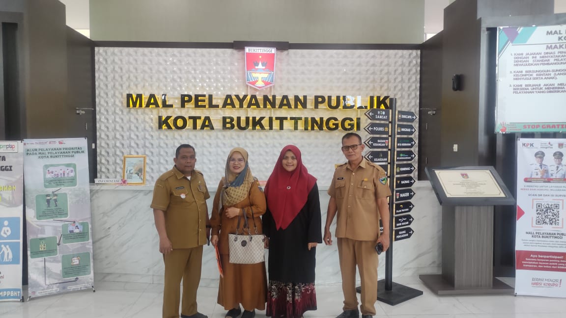 DPMPTSP Melakukan Studi Tiru Ke DPMPTSP Kota Bukittinggi