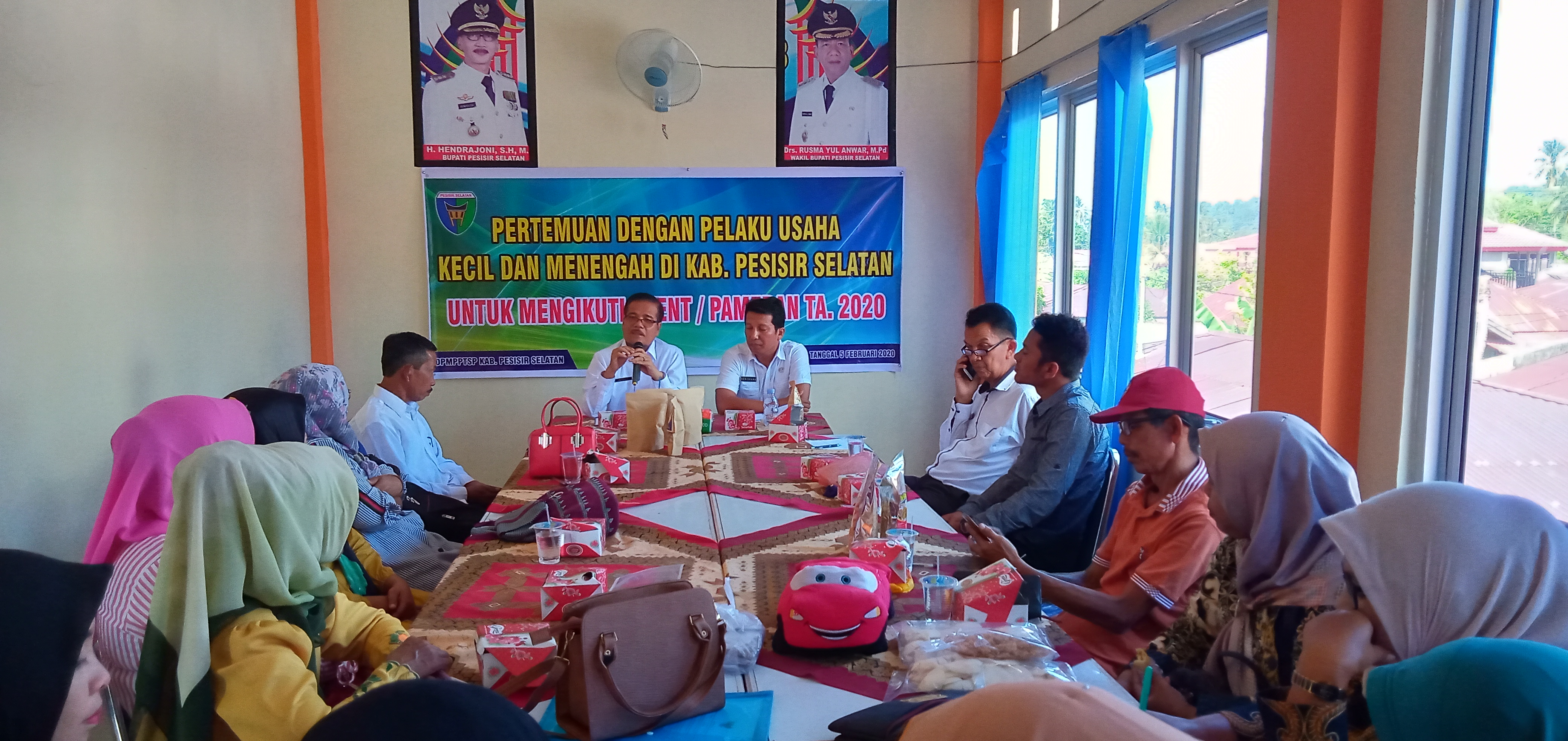 Bidang Promosi Temu Pelaku Usaha UMKM 5 Kecamatan di Kabupaten Pessel
